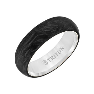 Triton 6MM Forged Carbon With Titanium Ring