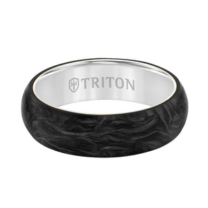 Triton 6MM Forged Carbon With Titanium Ring