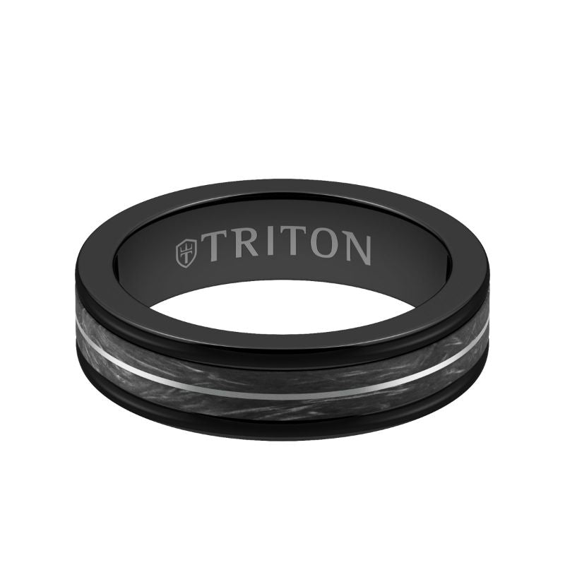 Triton Contemporary Wedding Band