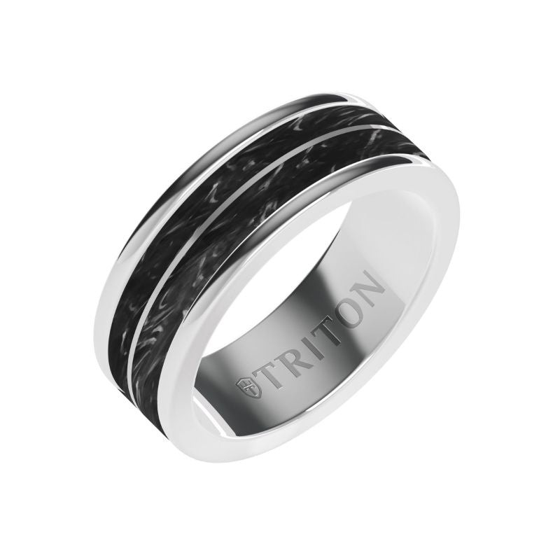 Triton Contemporary Wedding Band