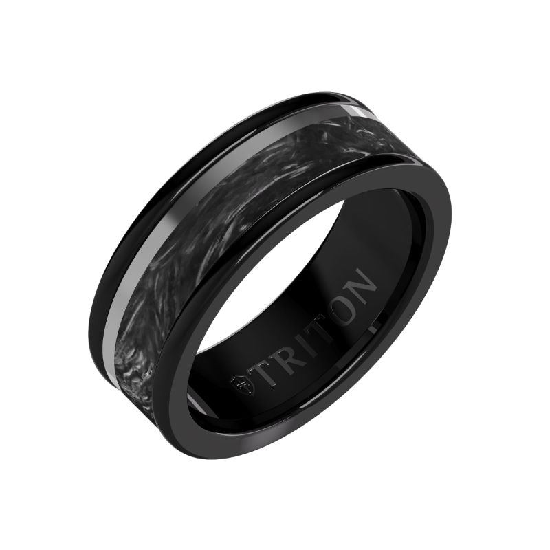 Triton Contemporary Wedding Band