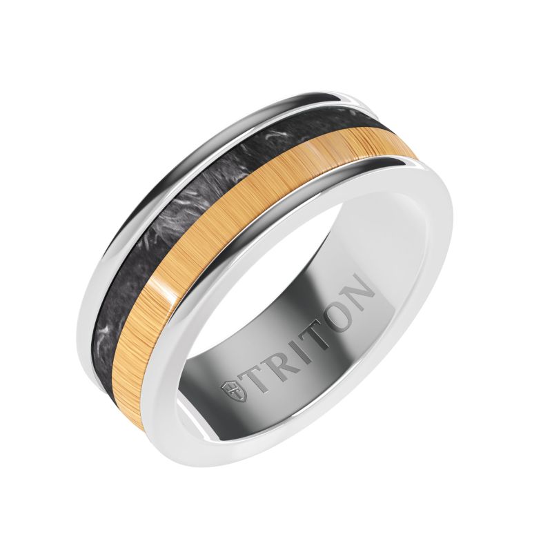 Triton Contemporary Wedding Band