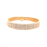 Quad Tennis Bracelet 9.80ct