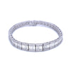 Baguette & Round Tennis Bracelet 7.08ct