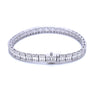 Baguette & Round Tennis Bracelet 7.08ct