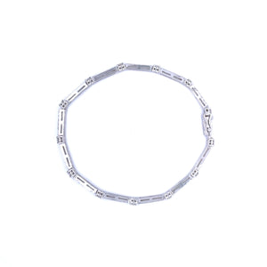 White Gold Diamond Bar Bracelet 2.13ct