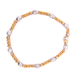 Yellow Gold Sphere Diamond Bracelet 0.88ct