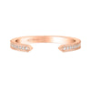 Artcarved Bridal Mounted with Side Stones Vintage Diamond Wedding Band Sophia 14K Rose Gold