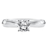 Artcarved Bridal Unmounted No Stones Classic Solitaire Engagement Ring Pixie 14K White Gold