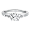 Artcarved Bridal Unmounted No Stones Classic Solitaire Engagement Ring Lana 14K White Gold