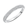 Artcarved Bridal Mounted with Side Stones Classic Diamond Wedding Band Colleen 14K White Gold