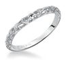 Artcarved Bridal Band No Stones Vintage Wedding Band Rhonda 14K White Gold