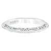 Artcarved Bridal Band No Stones Vintage Heritage Wedding Band Audriana 14K White Gold