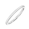 Artcarved Bridal Band No Stones Classic Solitaire Wedding Band Missy 18K White Gold