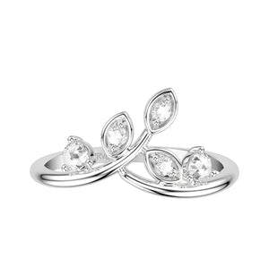 Artcarved Bridal Mounted with Side Stones Contemporary Rose Goldcut Diamond Anniversary Band 14K White Gold