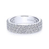 Gabriel & Co. 14k White Gold Stackable Diamond Ring