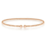 Gabriel & Co. 14k Rose Gold Bujukan Bangle Bracelet