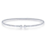 Gabriel & Co. 14k White Gold Bujukan Bangle Bracelet