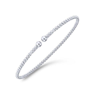 Gabriel & Co. 14k White Gold Bujukan Bangle Bracelet