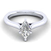 Gabriel & Co 14K White Gold Allie Solitaire Diamond Engagement Ring