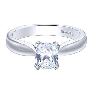 Gabriel & Co 14K White Gold Jamie Solitaire Diamond Engagement Ring