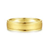 Gabriel & Co. 14k Yellow Gold Exclusive Men's Wedding Band