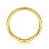 Gabriel & Co. 14k Yellow Gold Exclusive Men's Wedding Band