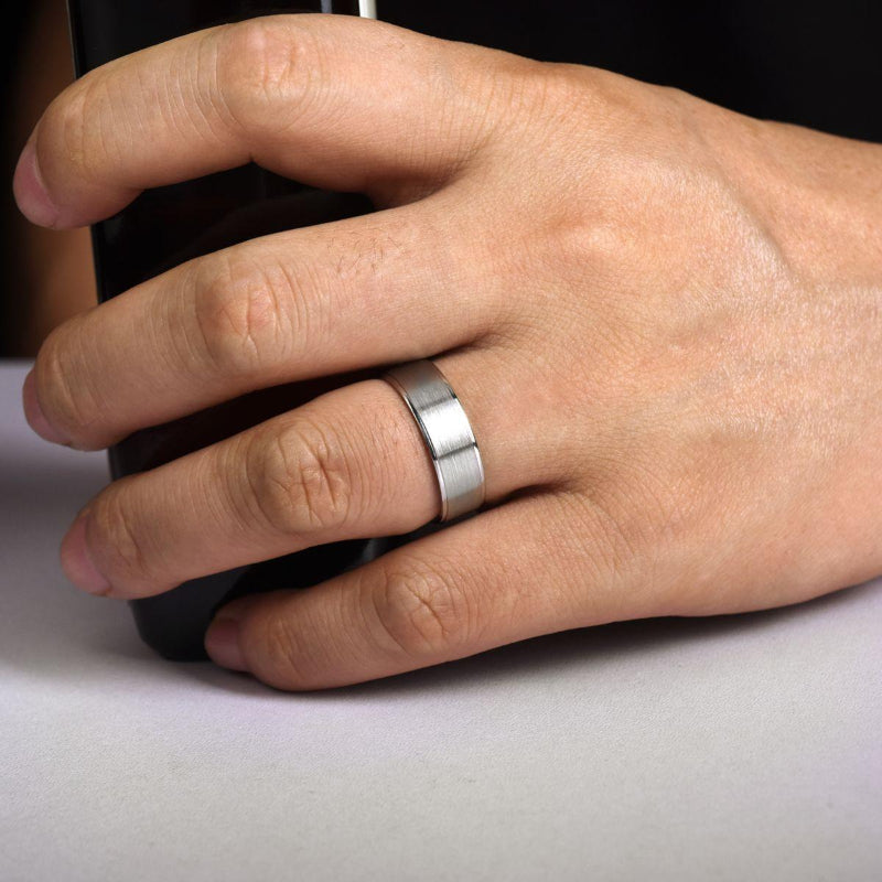 Men's Wedding Ring HGHRBAND8Y-8 Yellow Gold – La Boutique Del Gioiello