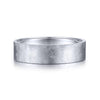 Gabriel & Co. 14k White Gold Signature Men's Wedding Band