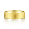 Gabriel & Co. 14k Yellow Gold Signature Men's Wedding Band