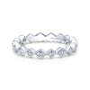 Gabriel & Co. 14k White Gold Stackable Diamond Ring