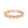 Gabriel & Co. 14k Rose Gold Stackable Diamond Ring