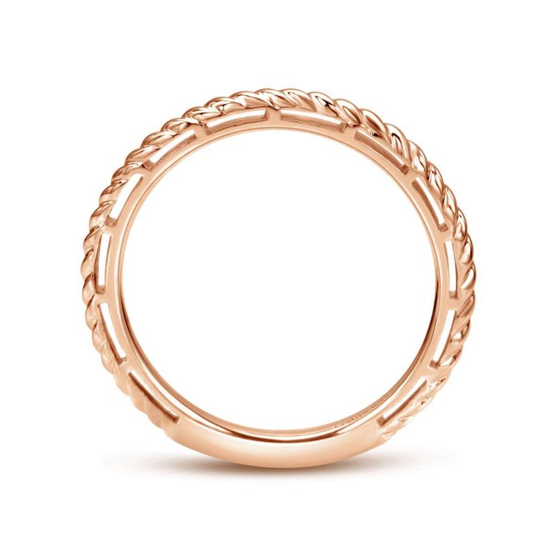 Gabriel & Co. 14k Rose Gold Stackable Ring