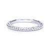 Gabriel & Co. 14k White Gold Stackable Ring