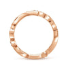 Gabriel & Co. 14k Rose Gold Stackable Diamond Ring