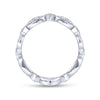 Gabriel & Co. 14k White Gold Stackable Diamond Ring