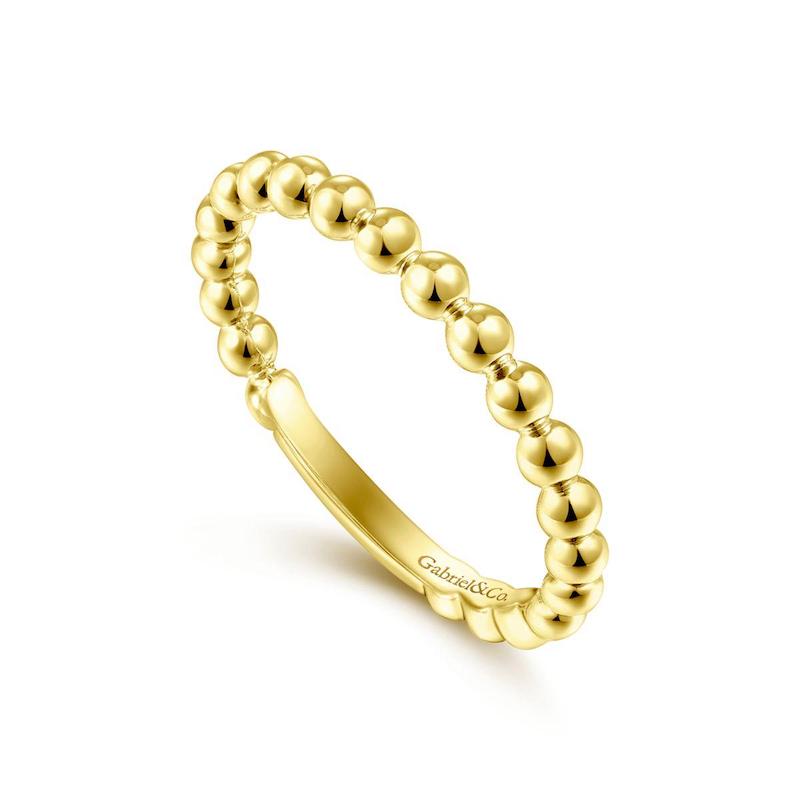 Gabriel & Co. 14k Yellow Gold Stackable Ring