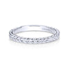 Gabriel & Co. 14k White Gold Stackable Ring