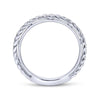 Gabriel & Co. 14k White Gold Stackable Ring