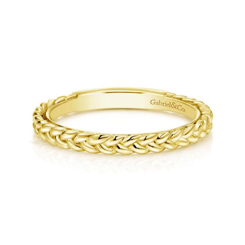 Gabriel & Co. 14k Yellow Gold Stackable Ring