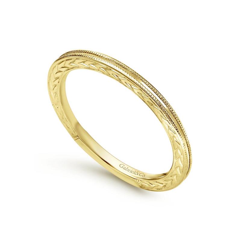 Gabriel & Co. 14k Yellow Gold Stackable Ring