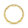 Gabriel & Co. 14k Yellow Gold Stackable Diamond Ring