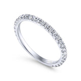 Gabriel & Co. 14k White Gold Stackable Diamond Ring