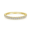 Gabriel & Co. 14k Yellow Gold Stackable Diamond Ring