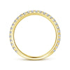 Gabriel & Co. 14k Yellow Gold Stackable Diamond Ring