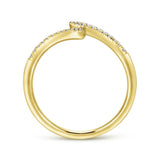 Gabriel & Co. 14k Yellow Gold Kaslique Diamond Ring