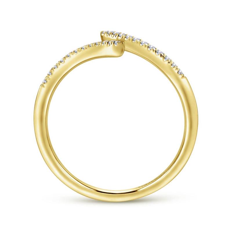 Gabriel & Co. 14k Yellow Gold Kaslique Diamond Ring