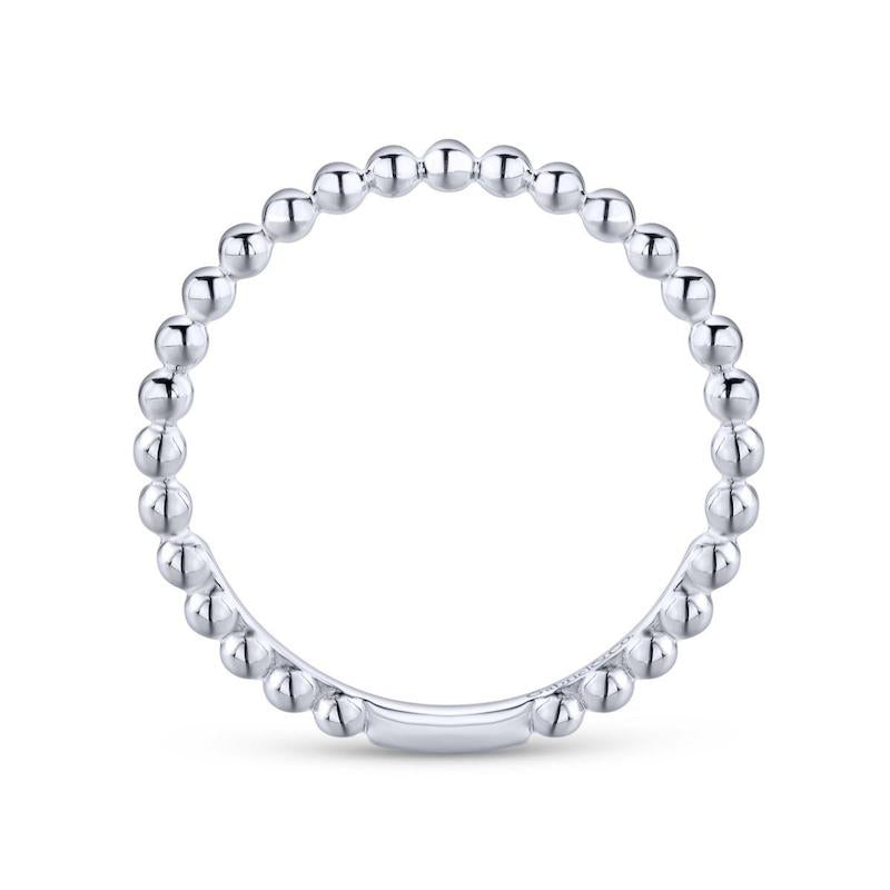 Gabriel & Co. 14k White Gold Stackable Ring