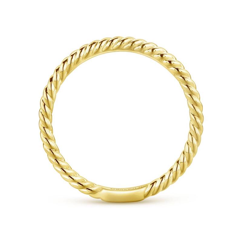 Gabriel & Co. 14k Yellow Gold Stackable Ring