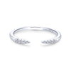 Gabriel & Co. 14k White Gold Stackable Diamond Ring